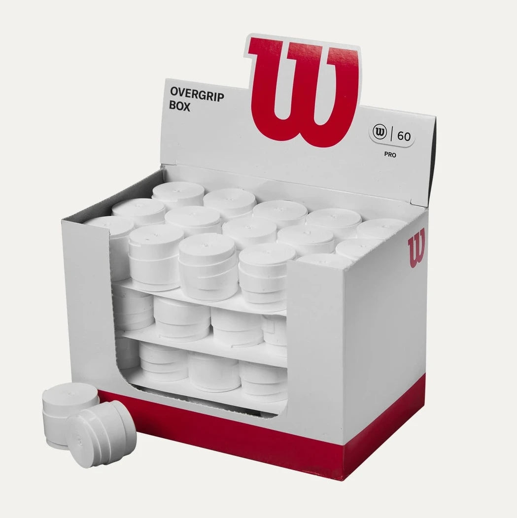 Wilson Pro Overgrip 60-piece box (White)