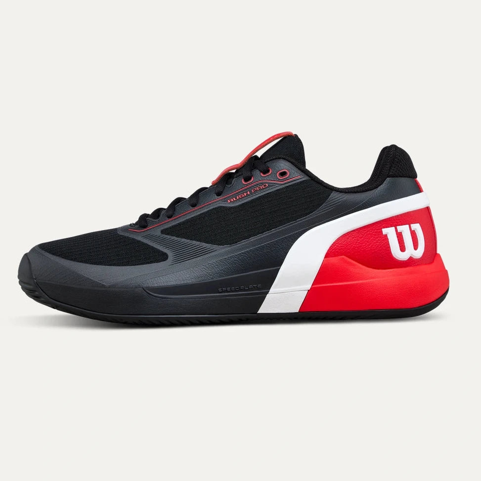 Wilson Men's Rush Pro 5.0 Padel (Black/White)