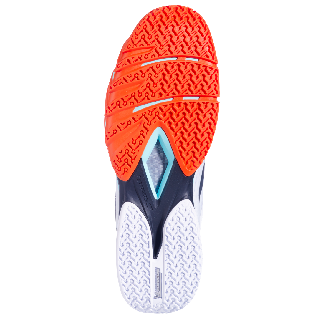 Babolat Men's Premura 3 Lebrón Padel Shoe (White/Orange)