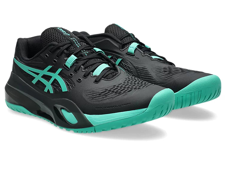 Asics Men's Gel-Resolution X (Black/Aurora Green)