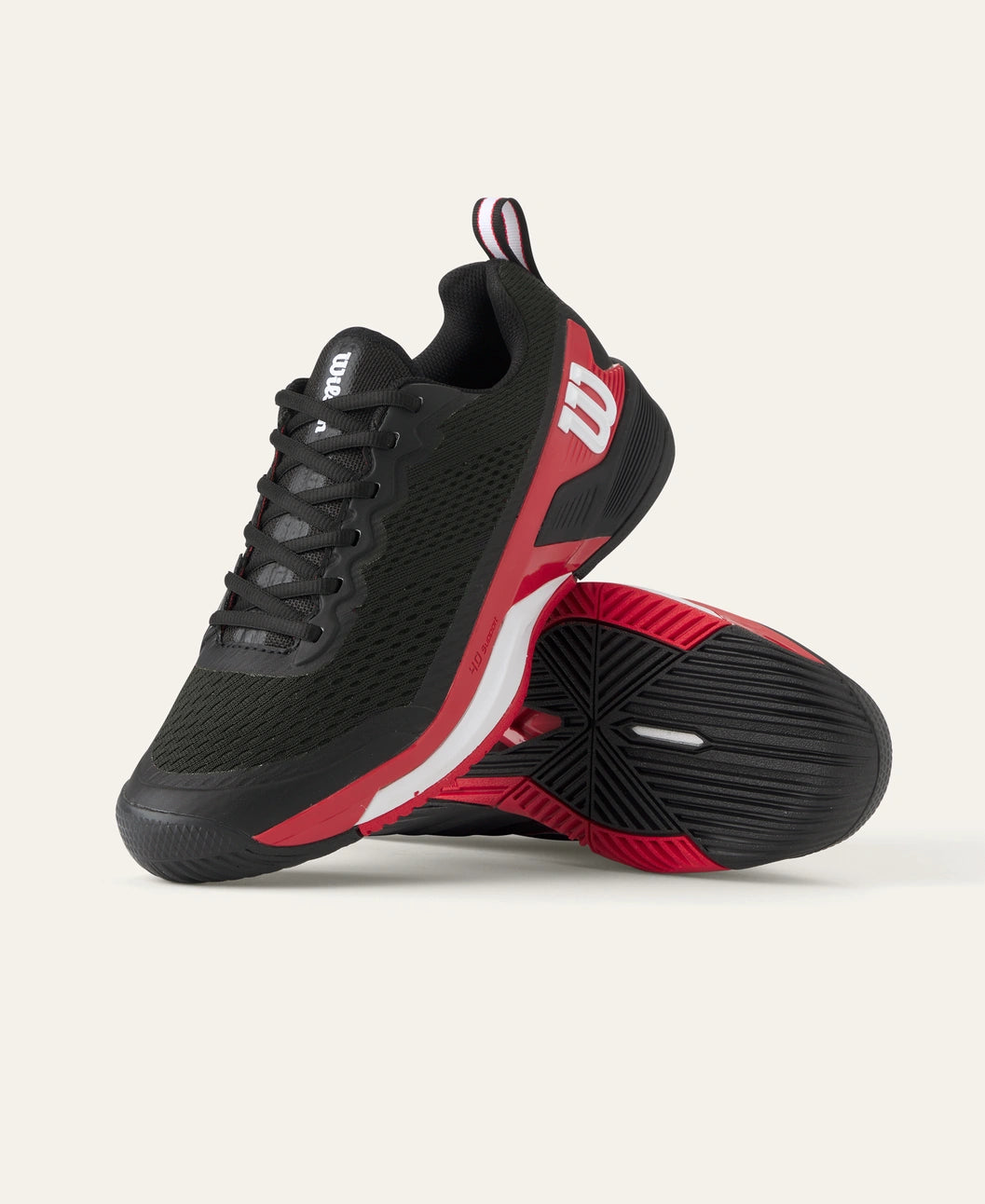 Wilson Men's Rush Pro 4.5 (Black/Red)