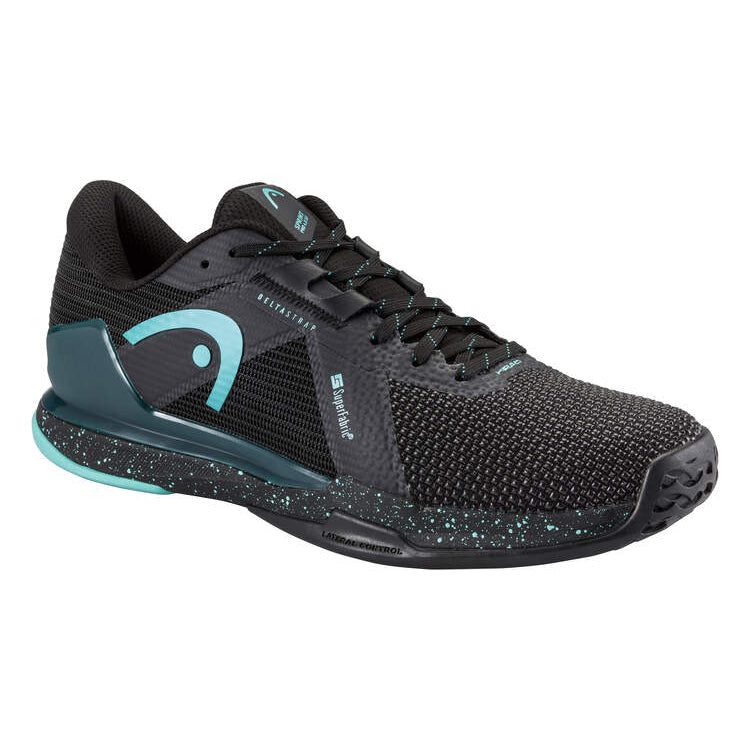 Head Men's Sprint Pro 4.0 SuperFabric (Black/Teal)