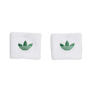 Adidas Trefoil Tennis Small Wristband (White/Laver Green)