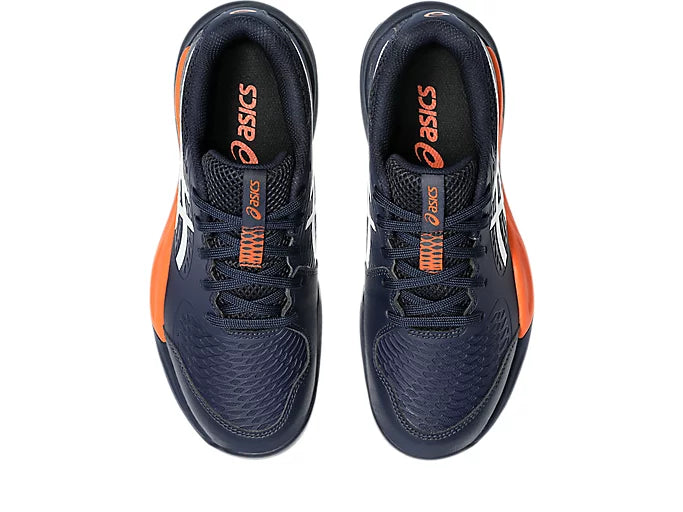 Asics Gel-Resolution X Junior (Midnight/White/Orange)