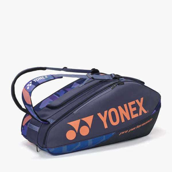 YONEX pro performance ラケットバッグ 9本 Yonex Pro 9-Racquet Bag (Purple/Multi)