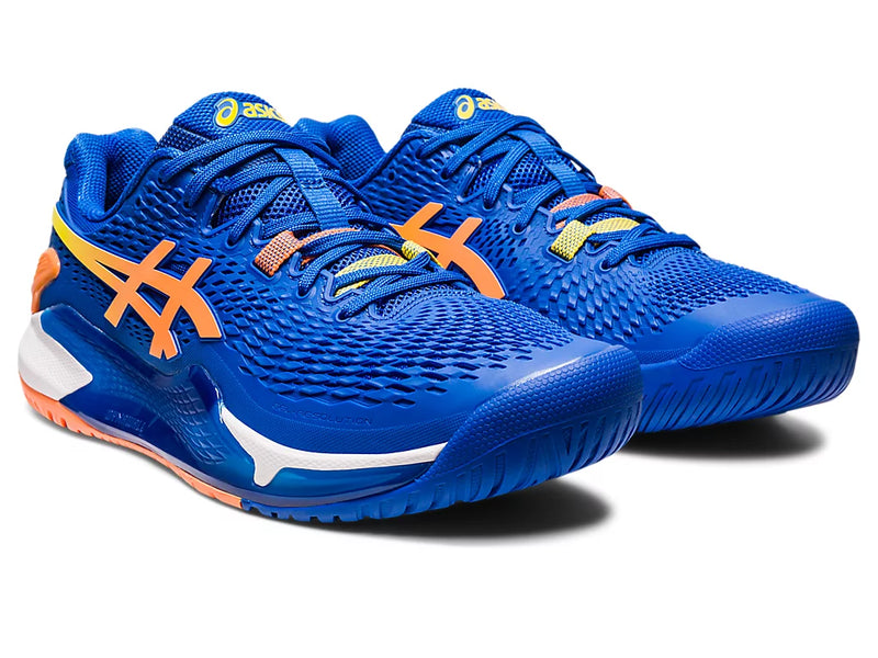 Asics Men's Gel-Resolution 9 (Tuna Blue/Sun Peach)