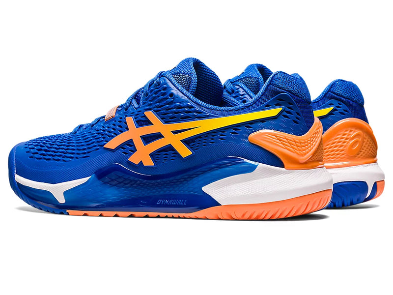 Asics Men's Gel-Resolution 9 (Tuna Blue/Sun Peach)