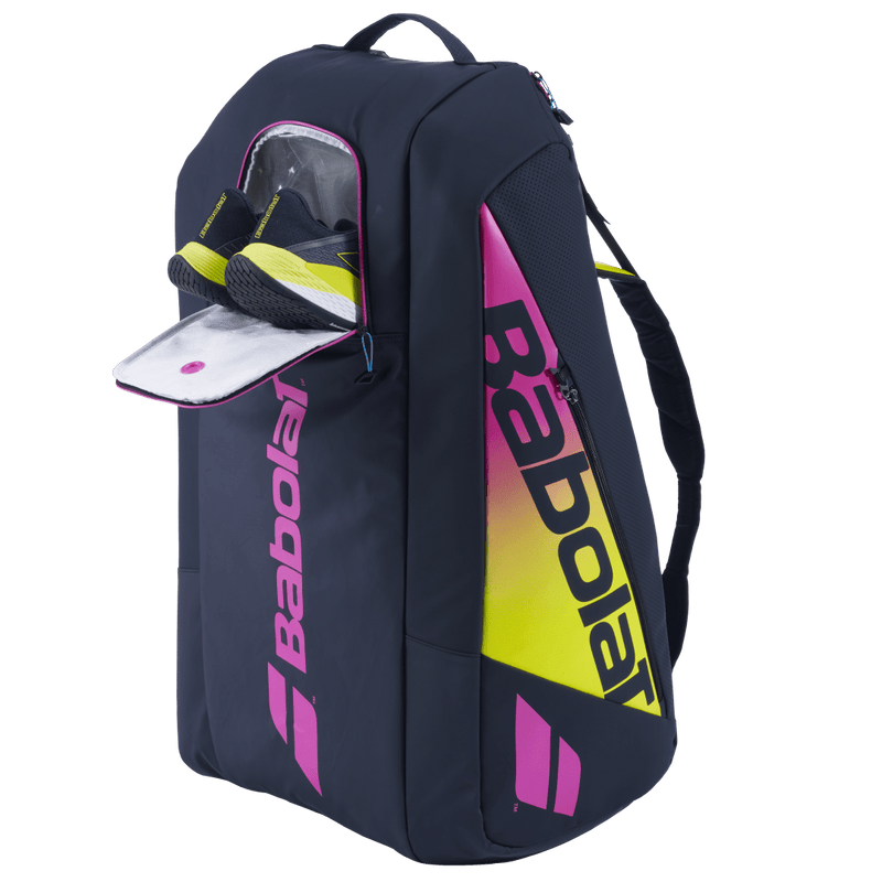 Babolat Pure Aero Rafa Origin 12-Pack Bag (Blue/Yellow/Pink)