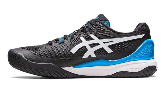 Asics Men's Gel-Resolution 9 (Black/Blue/White)