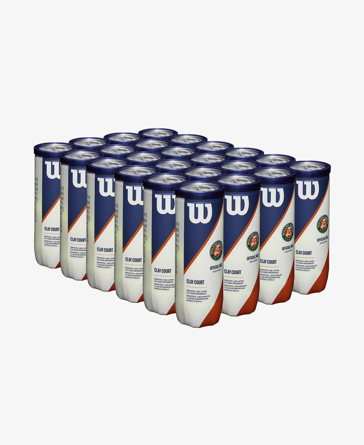 Roland Garros Har Tru/Clay Tennis Balls (24 can case)