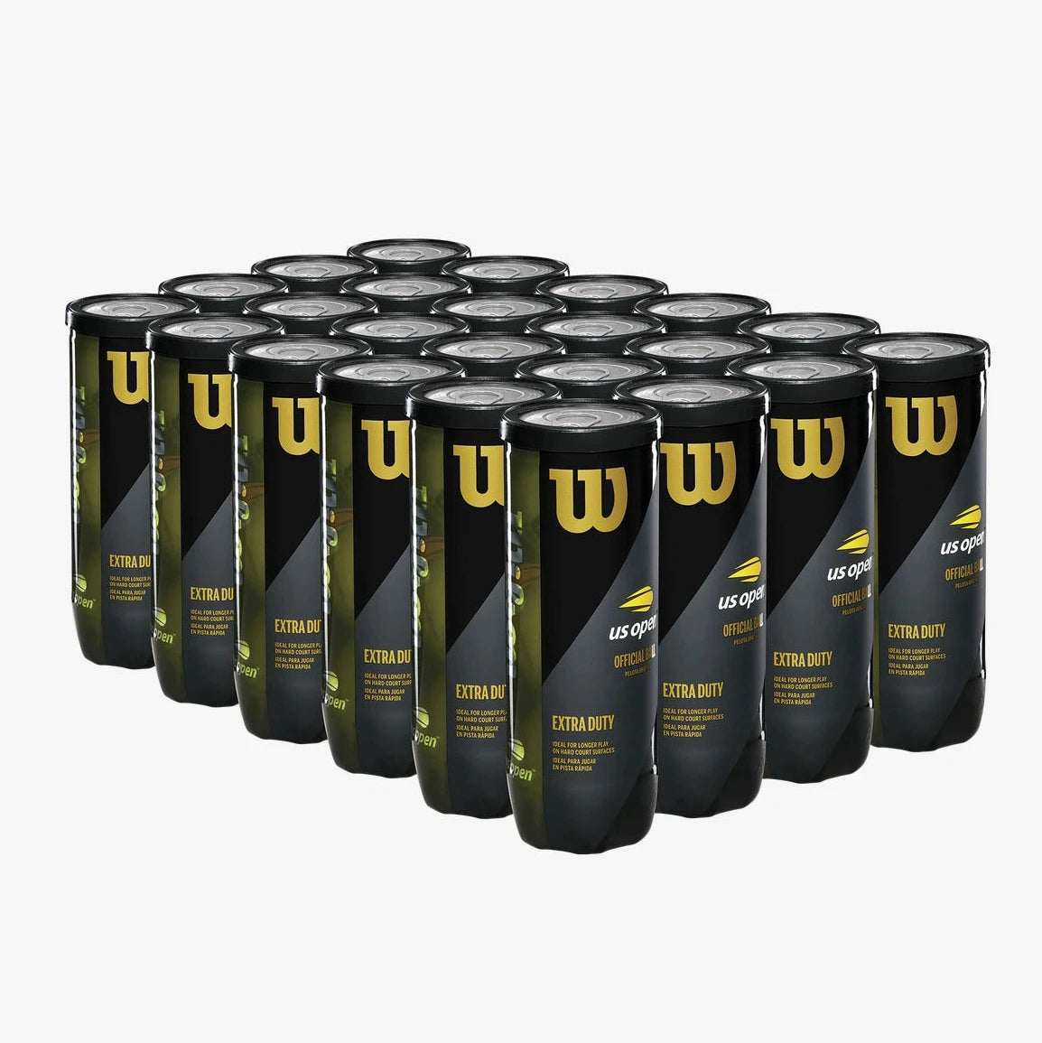 US Open Extra Duty Tennis Balls (24 can case)