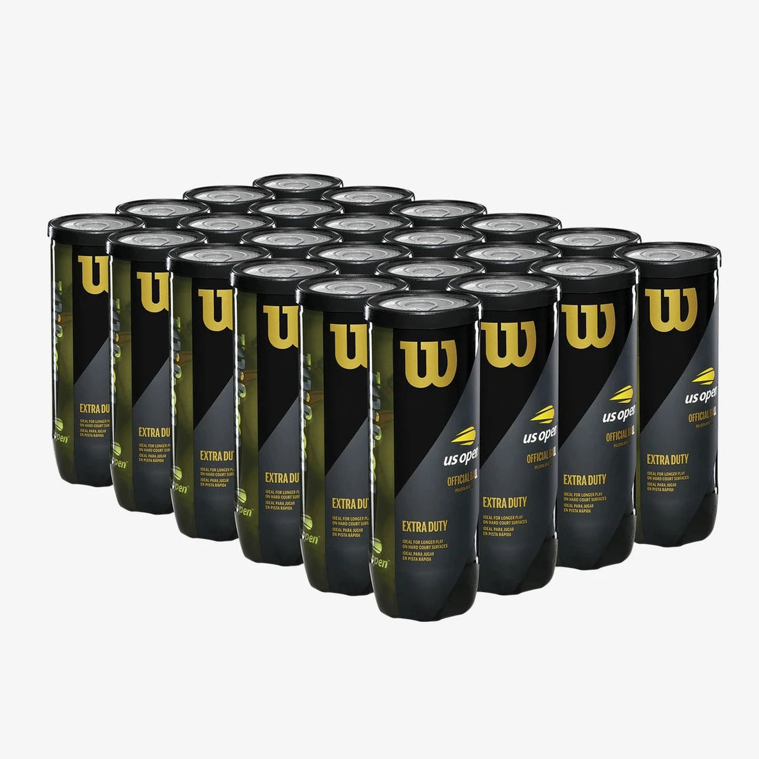 US Open Extra Duty Tennis Balls (24 can case)