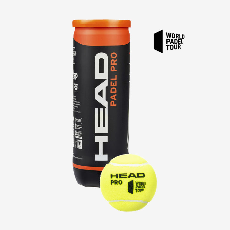 Head Padel Pro Balls (3-Ball Can)