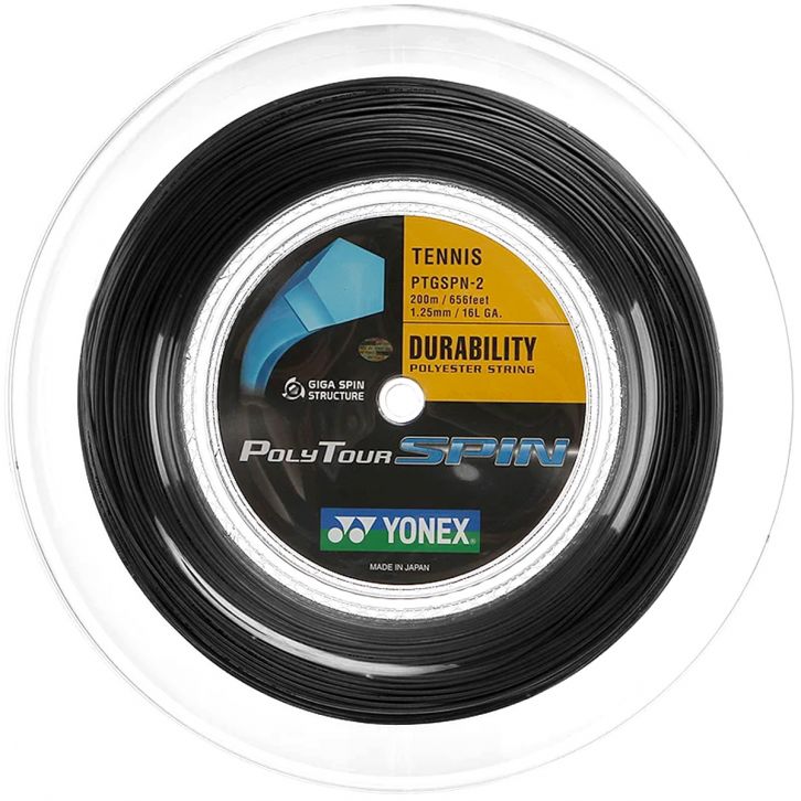 Yonex PolyTour SPIN 16L Reel (200M)